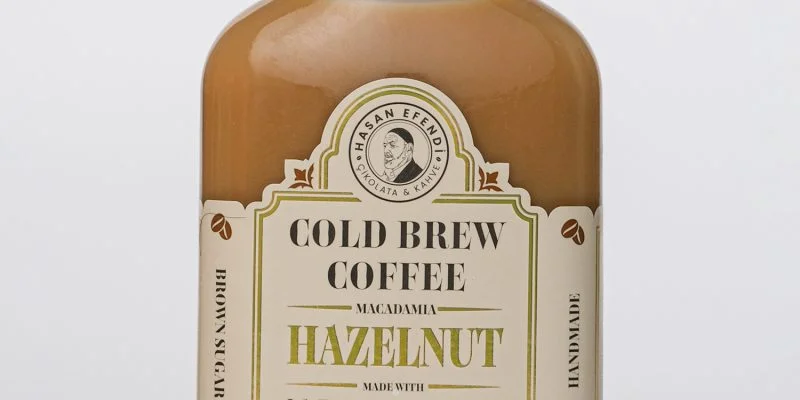 Soğuk Kahve Cold Brew Coffee Hazelnut